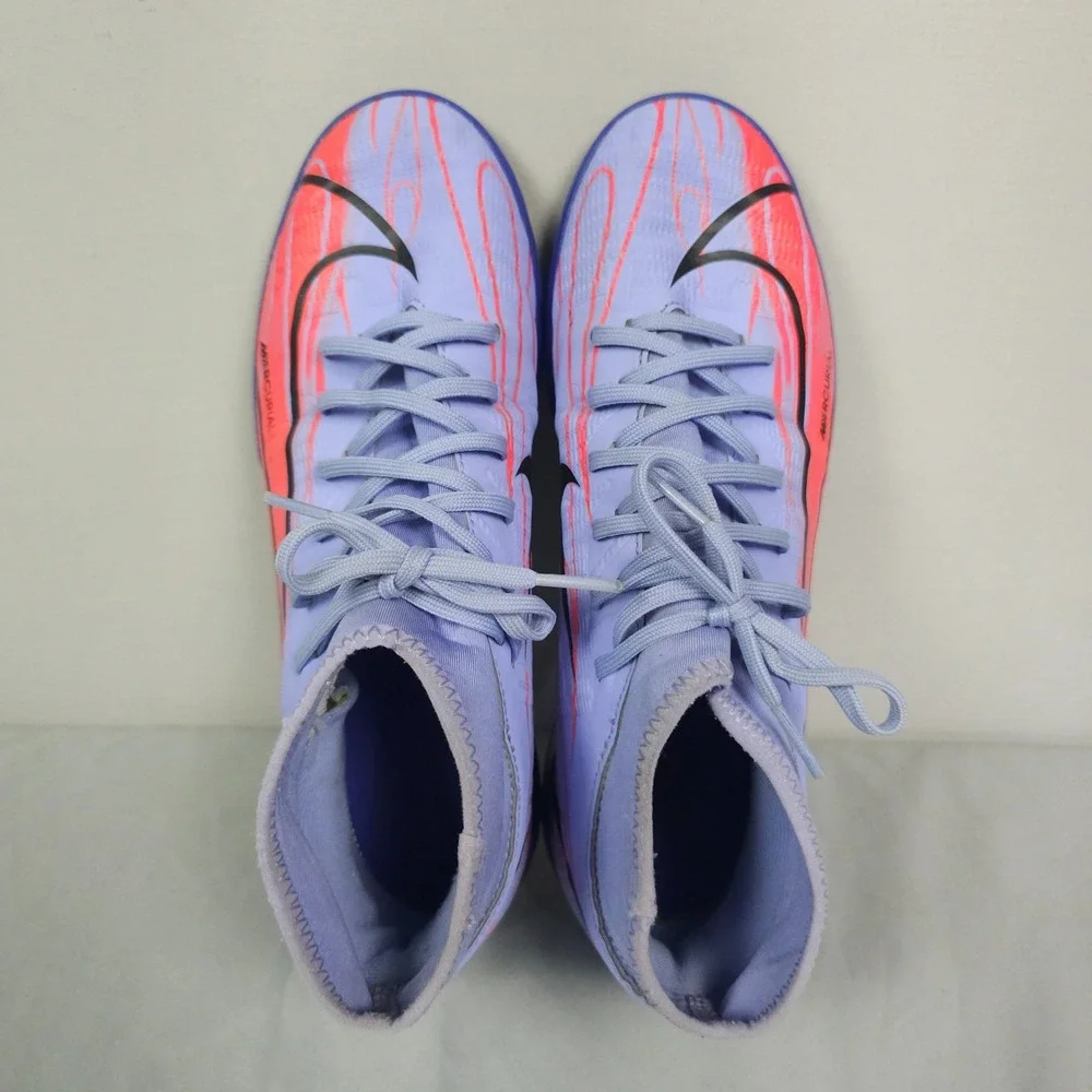 Nike Mbappe Mecurial Superfly 8 Academy Indoor Soccer Shoes Men 7.5 Purple Flame